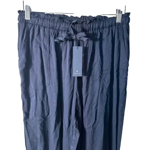 NEW Lulus Sebastian Black Pants Size Large - Picture 6 of 13